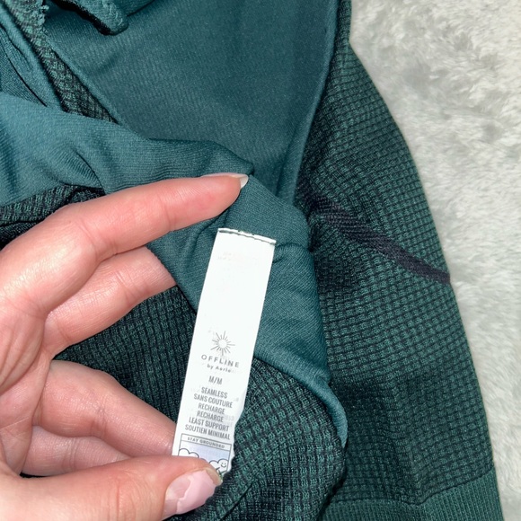 Offline by Aerie Seamless Waffle High Neck Sports Bra Bundle - Picture 4 of 6